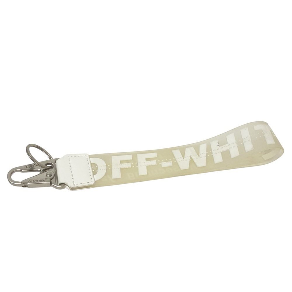 Off-White Industrial clear keychain lanyard With Clasp Heavy Duty Secure Clasp‎
